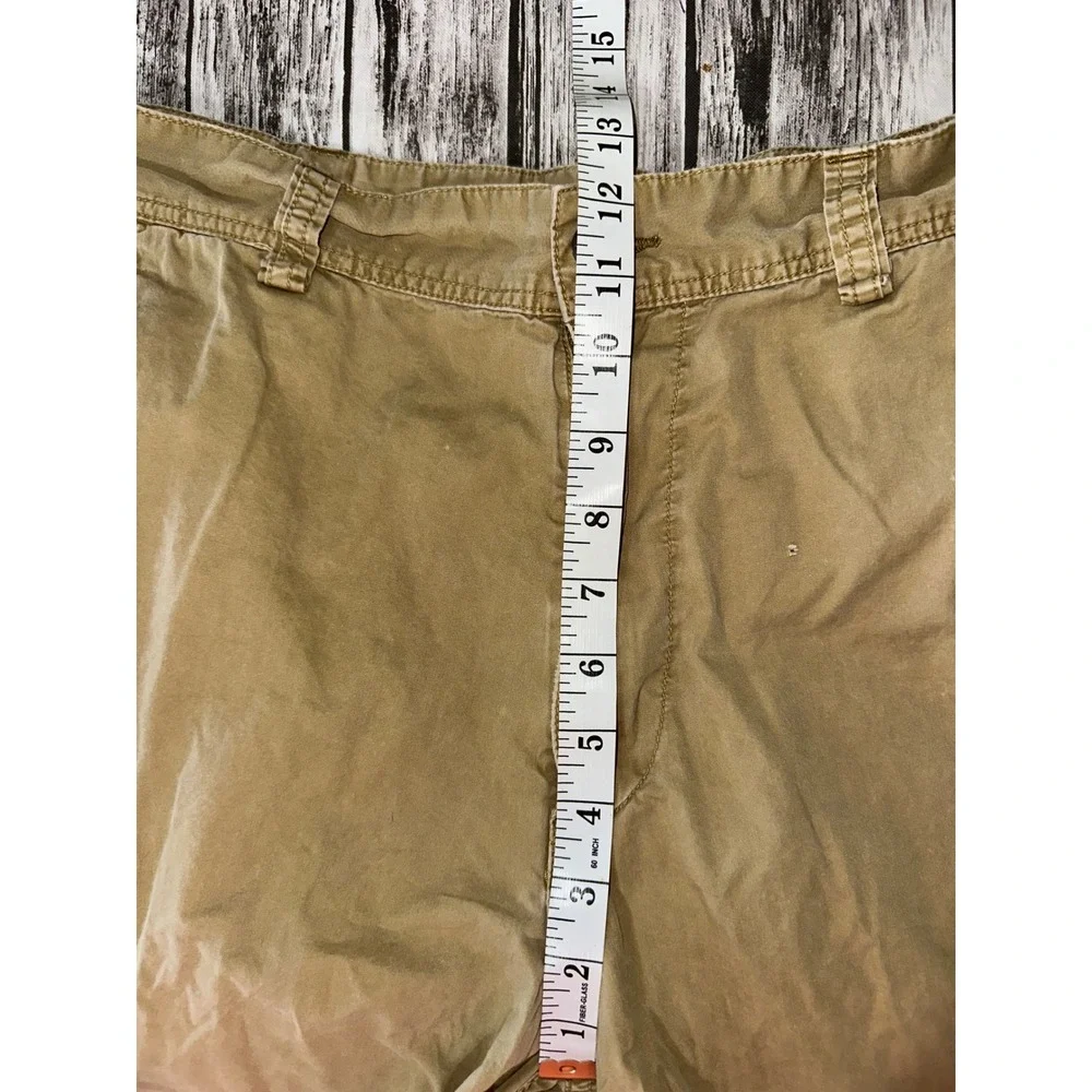 Ralph Lauren Polo Jeans Co. Beige Military Surplus Cargo Shorts Size 34 Vintage‎